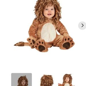 Charming Brown Lion Costume for Kids